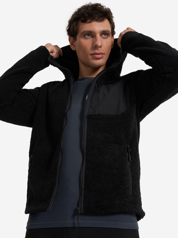 Джемпер флисовый мужской Ziener Juha арт. 247255 черный цвет — купить за 4999 руб. со скидкой 50 %, отзывы в интернет-магазине Спортмастер