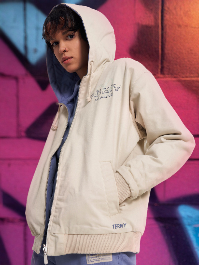 

Куртка утепленная двусторонняя женская оверсайз Termit, Бежевый