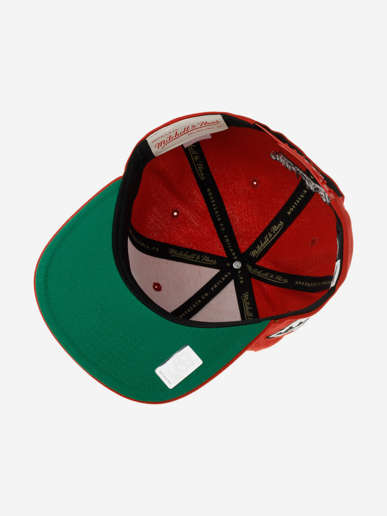 Бейсболка с прямым козырьком MITCHELL NESS 6HSSDX22015-MWIRED1 Minnesota Wild NHL (красный)