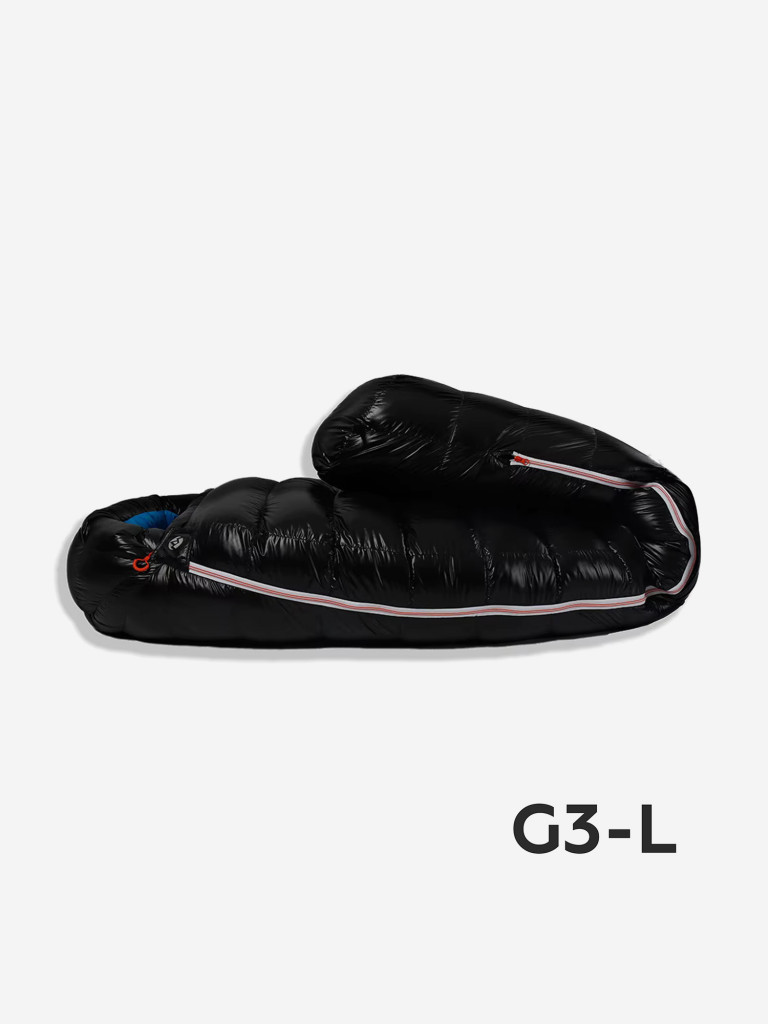 Спальный мешок AEGISMAX G3, пуховый, -15, размер L, черный