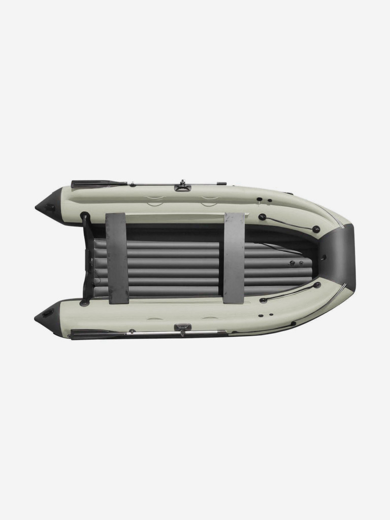 Лодка надувная Reef Triton (Риф Тритон) 340 NDFi c интегрированным фальшбортом, серо-оливковая