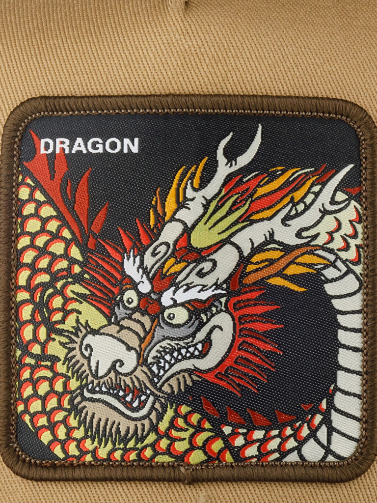 Бейсболка с сеточкой CAPSLAB CL4/1/CT/DRA Premium Dragon (коричневый)