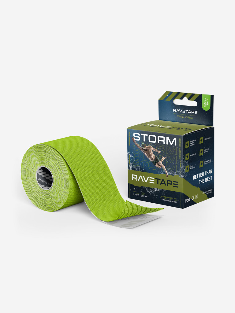Кинезиотейп RaveTape STORM 5×5