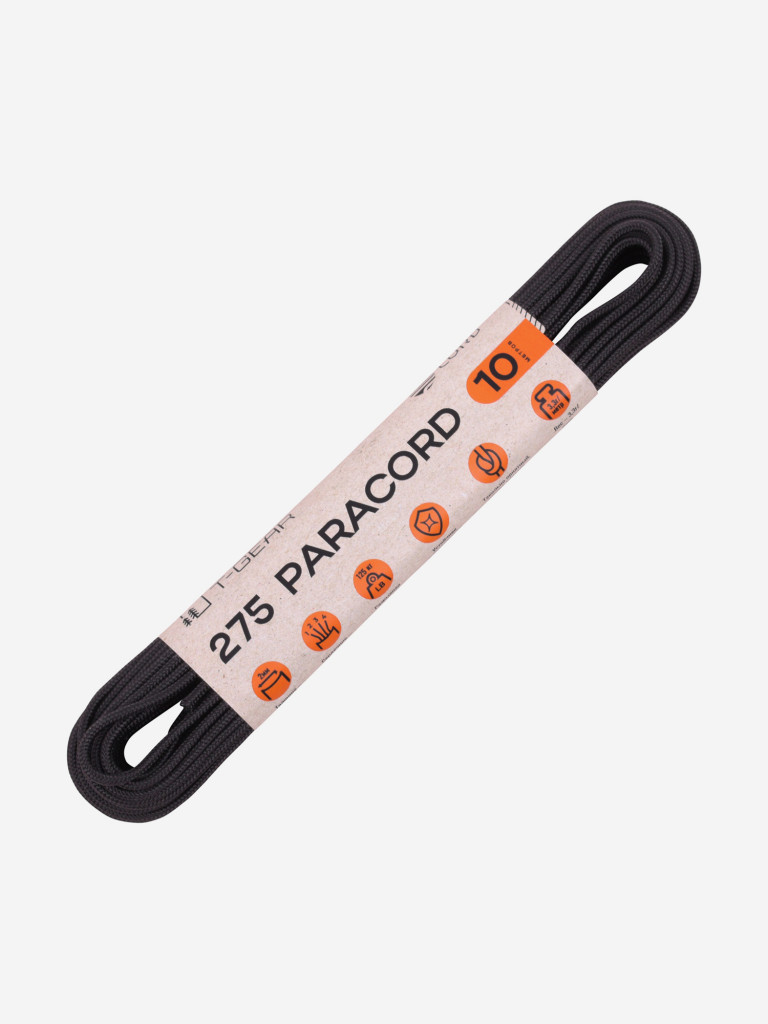 Паракорд 275 T-Gear x CORD nylon 10м (Black)