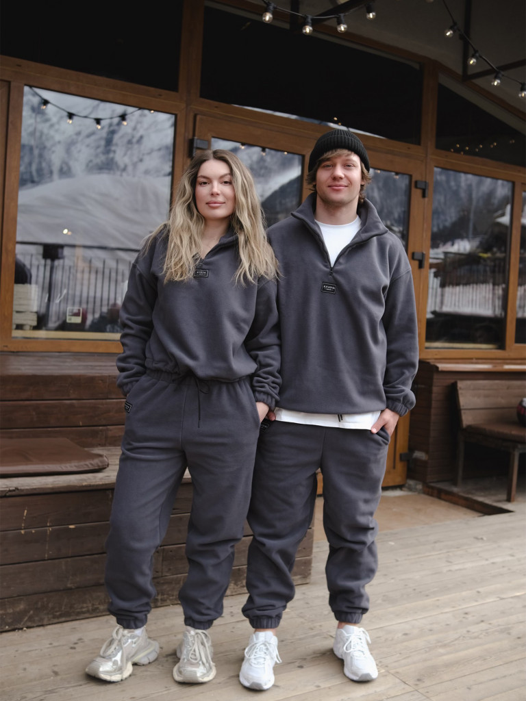 Костюм флисовый женский XVOYA Comfy серый
