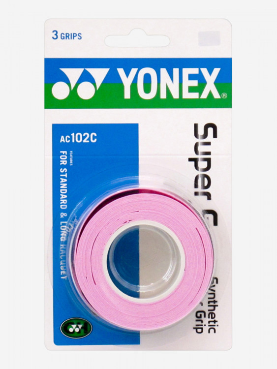 Обмотка для ракеток Yonex Super Grap AC102C-3 FP, 3шт.