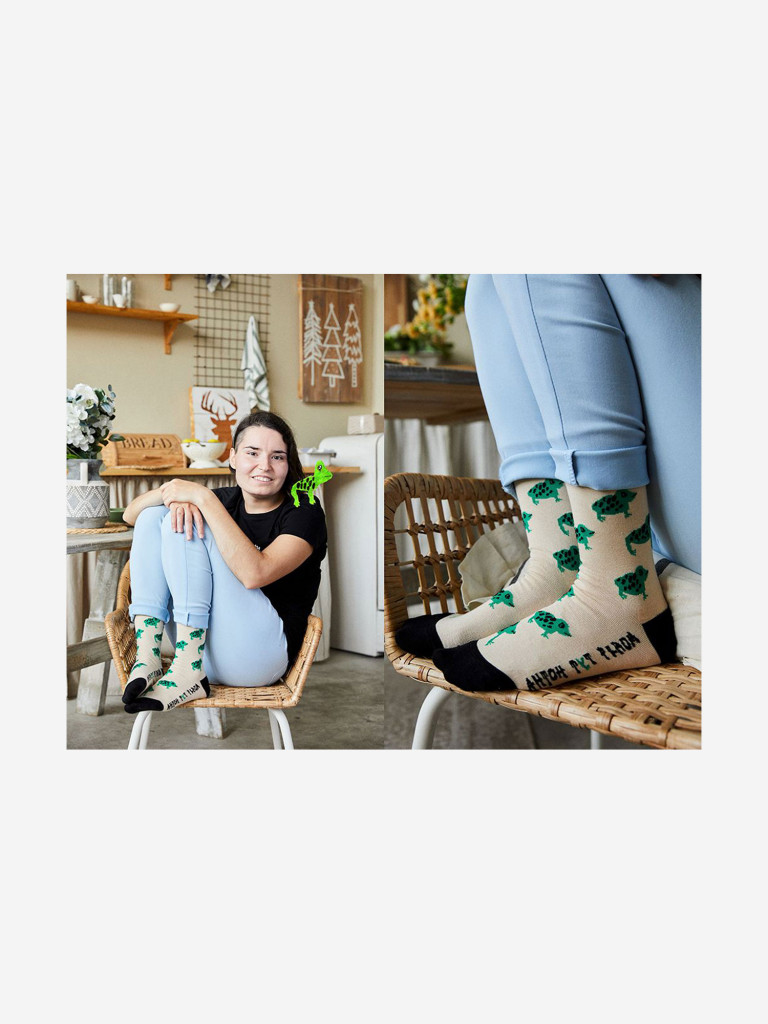 Носки St. Friday Socks, Лягушка