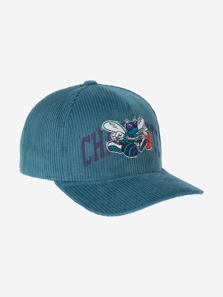 Бейсболка MITCHELL NESS HP14517-CHOTEAL Charlotte Hornets NBA