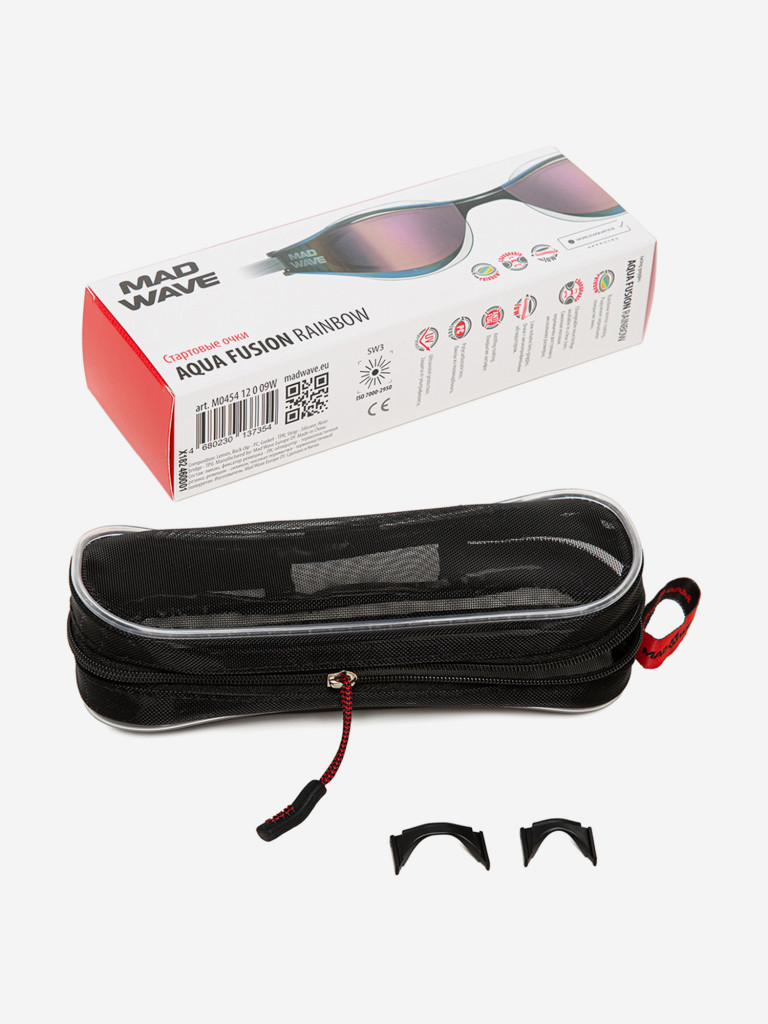 Очки для плавания Mad Wave Aqua Fusion Rainbow