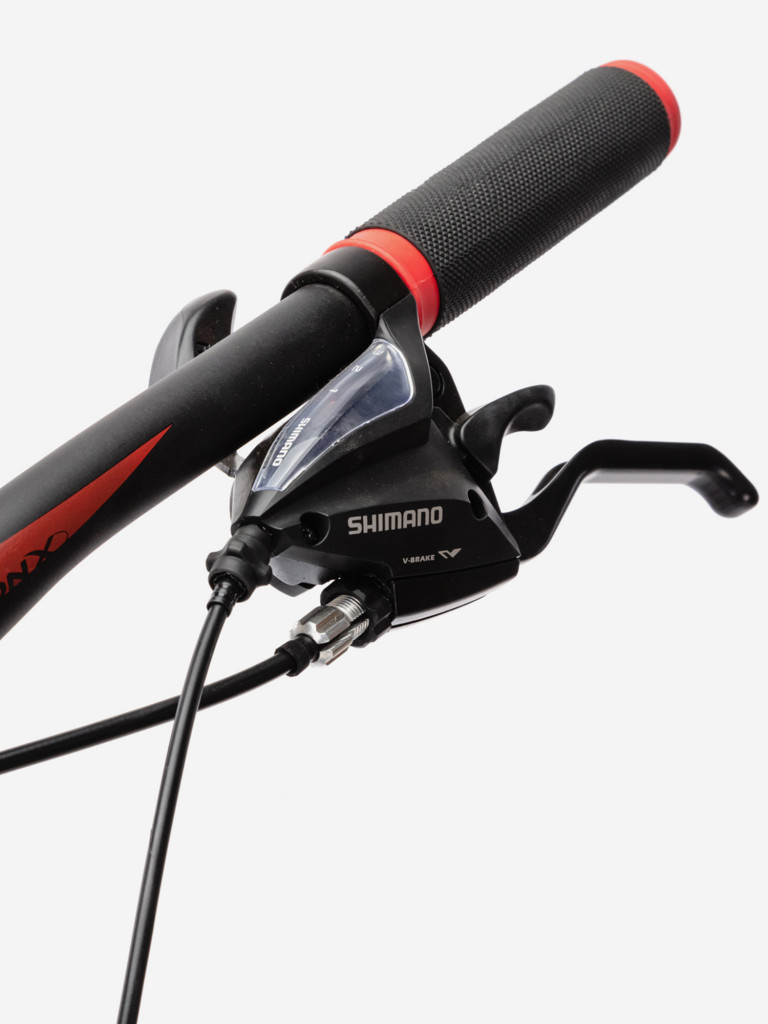 Велосипед CAPRIOLO MTB LEVEL 9.1 (3 X 7), рама алюминий 21'', колёса 29'' (чёрный (матовый) - красный)