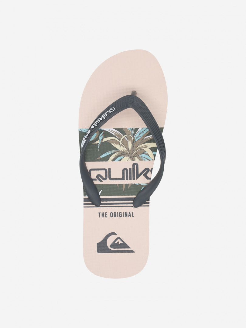 фото Шлепанцы мужские quiksilver java art sl, бежевый