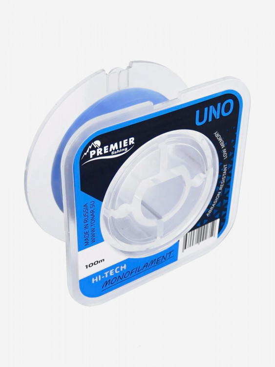 Леска для рыбалки Premier Fishing UNO Nylon 0,45мм, 100м, 19,5кг, голубой