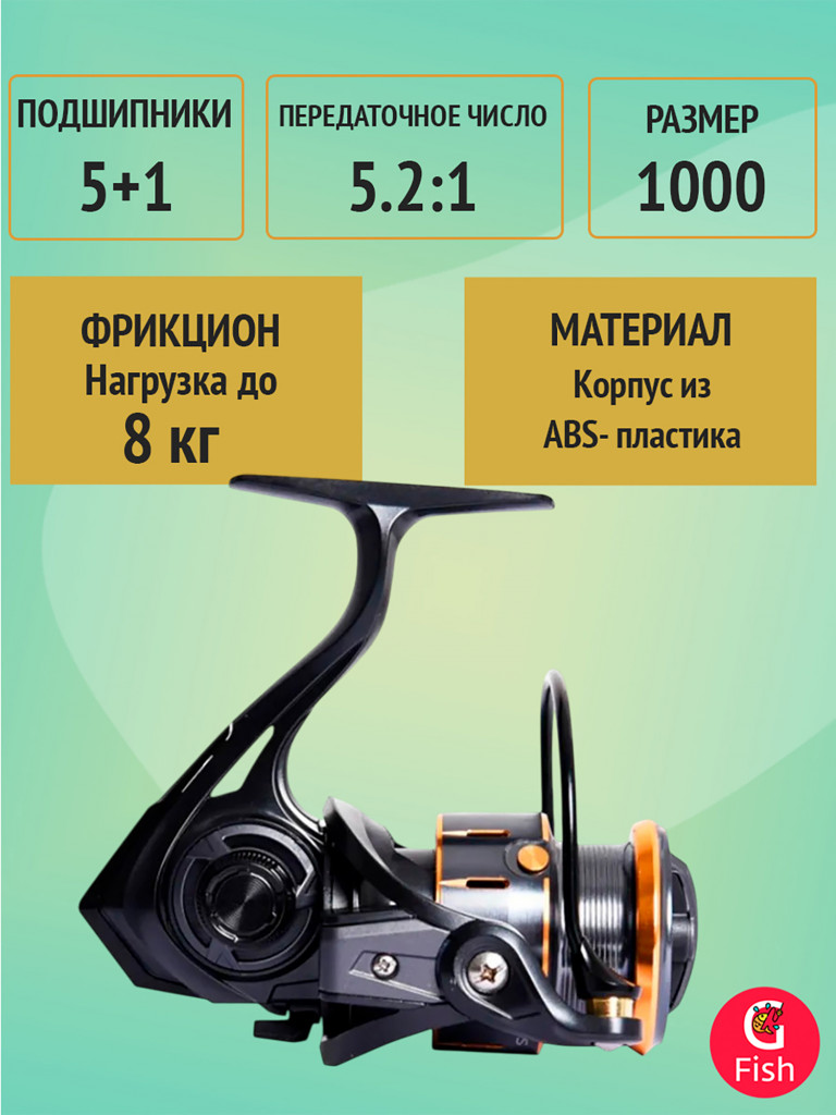 Катушка безынерционная Maximus Resident 1000 (5+1 подшипников)