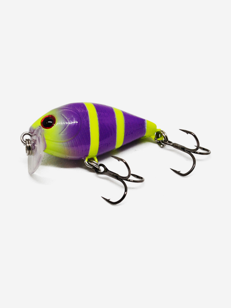 Воблер Mottomo Chubber SSR 35F 3,5g Violet Chartreuse