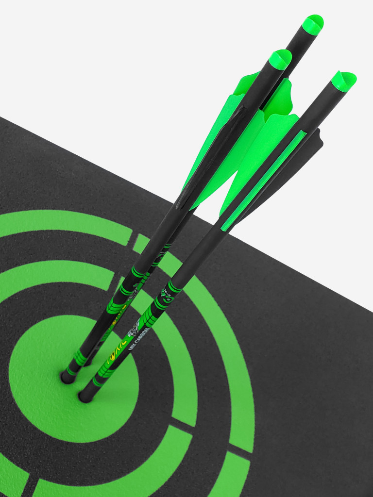 Стрела арбалетная микс карбон Centershot Toxic 20" Half Moon Nock (6шт.)