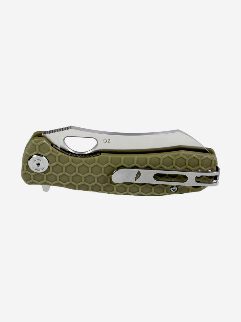 Honey Badger Wharncleaver D2 L с зелёной рукоятью