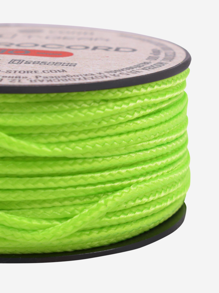 Микрокорд T-Gear x CORD nylon катушка 10м (Neon Green)