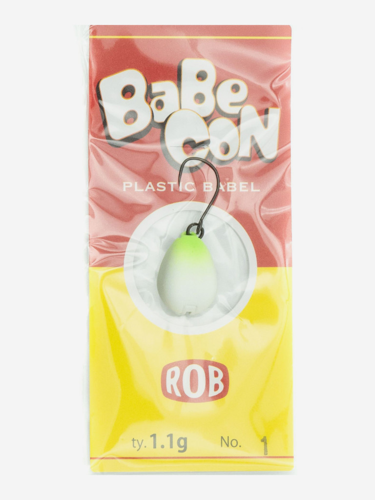 Блесна ROB Babecon, 1.1 г, 1 Edamame Glow