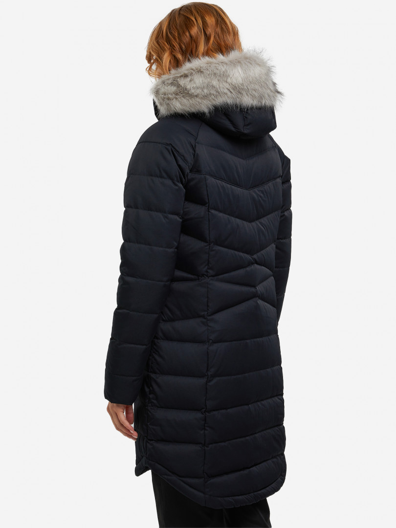 фото Пуховик женский columbia belle isle mid down jacket, черный