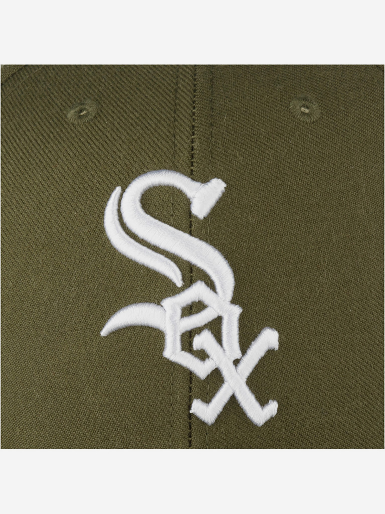 Бейсболка 47 BRAND B-MVP06WBP-SW Chicago White Sox MLB (оливковый)