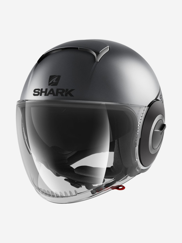 Мотошлем открытый SHARK NANO STREET NEON MAT Anthracite/Black/Black