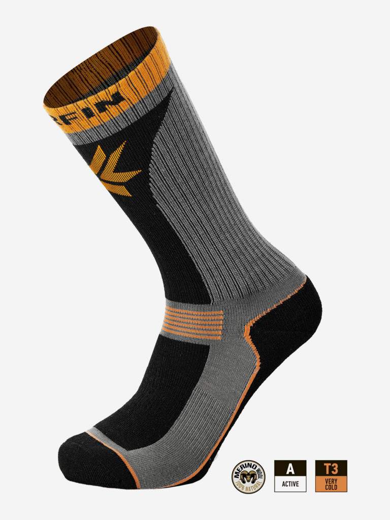 Термоноски Norfin T3A NORDIC MERINO HIKING CREW для рыбалки и охоты