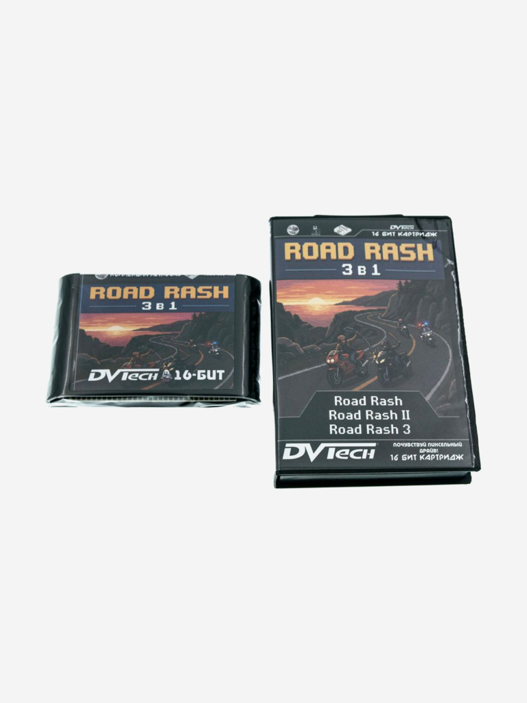 Картридж коллекционный DVTech Road Rash 3 в 1