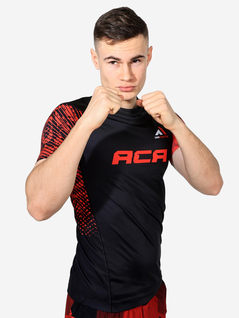 Рашгард с коротким рукавом ACA&IAMFIGHTER