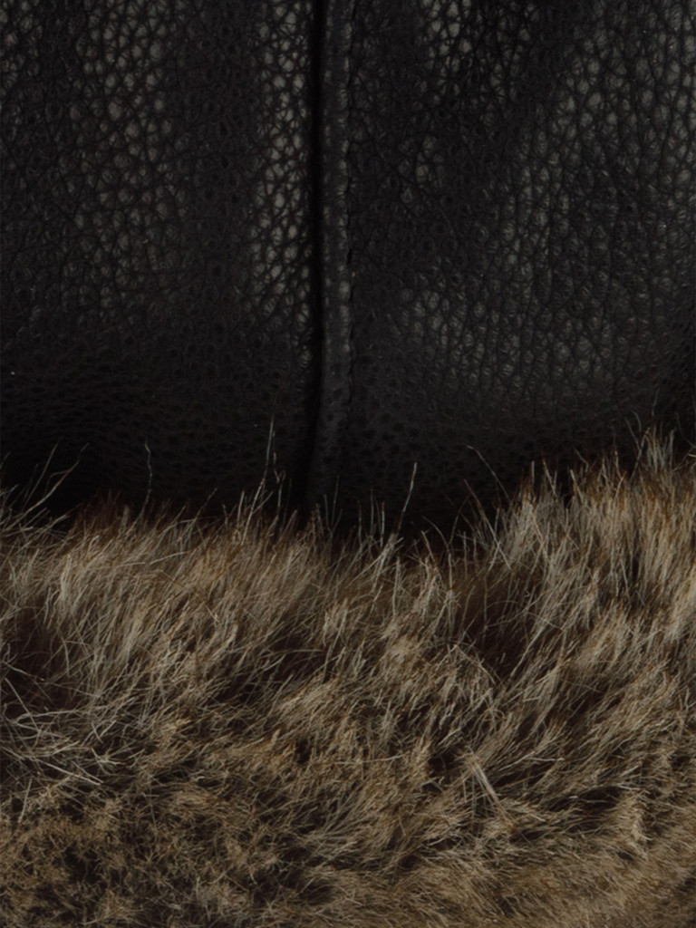 Шапка-ушанка STETSON 9297303 BOMBER CAP COWHIDE (коричневый)