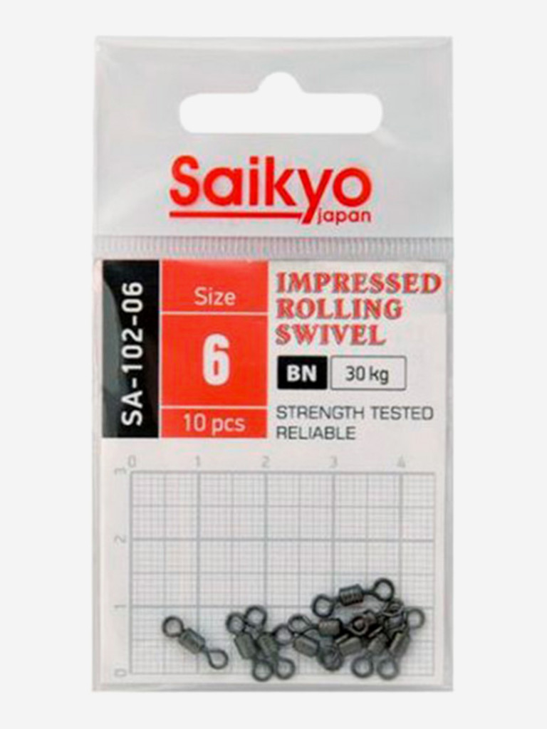 Вертлюг Saikyo SA-102-06 (2 упаковки по 10 штук)