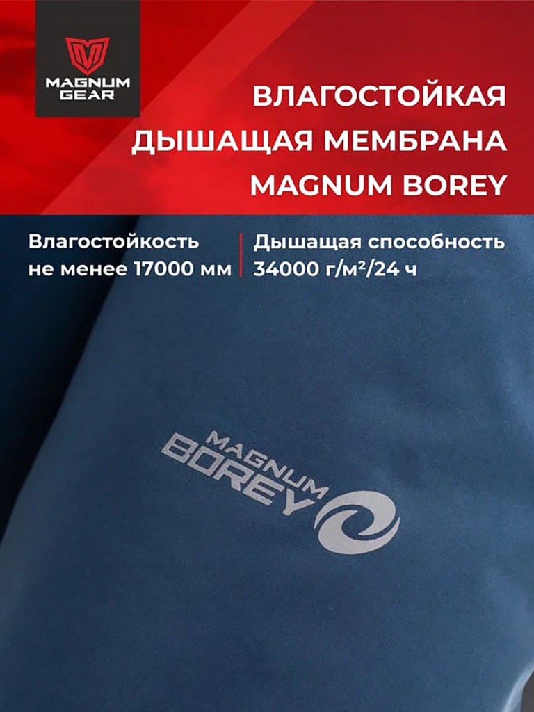 Куртка мужская для рыбалки MAGNUM GEAR TRAVEL синий