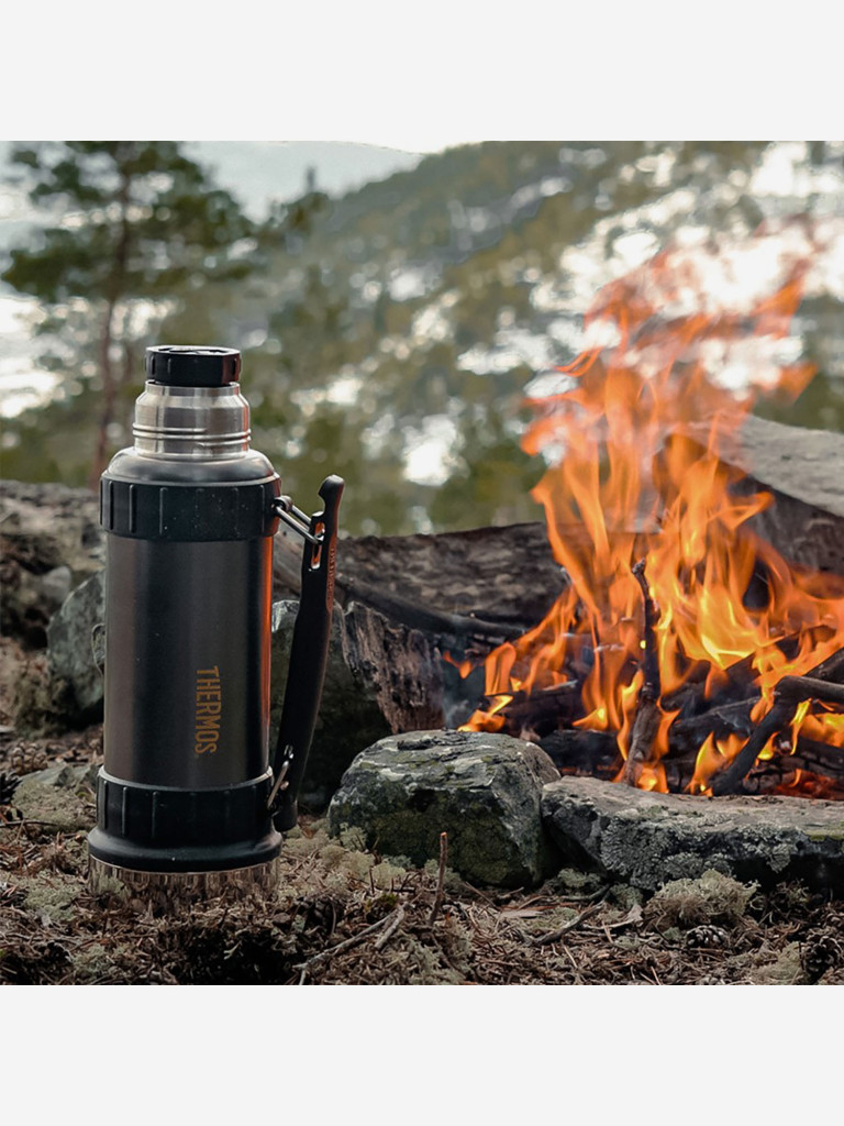 Термос для чая 1,2 л THERMOS WORK-2520 тёмно-серый