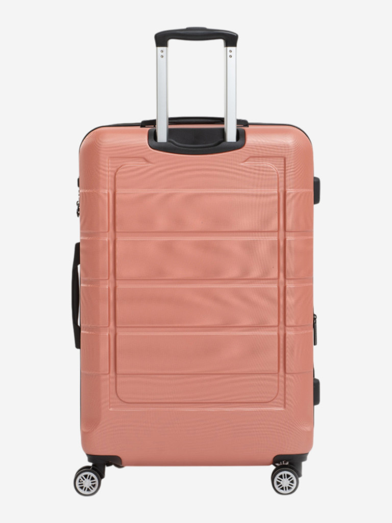 Чемодан на колесах M розовый Feelway