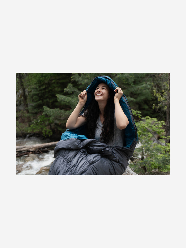 Спальный мешок KLYMIT KSB 35˚(13KHTL35C) серо-голубой