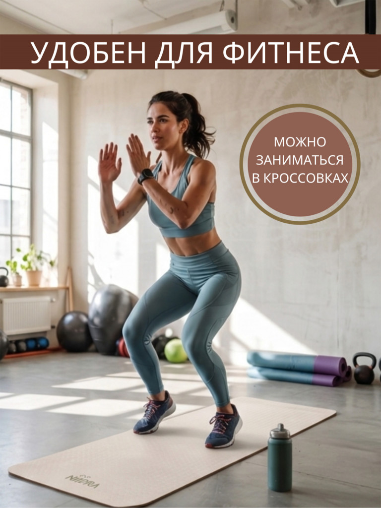 Спортивный коврик NiiDRA Basic