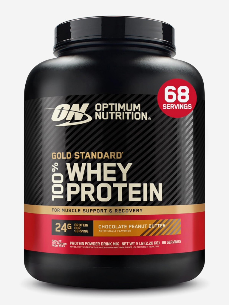 Протеин Optimum Nutrition Gold Standard Whey, 2270 г, Шоколадно, арахисовое масло