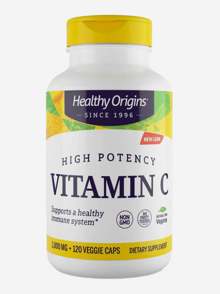 Витамин С, Healthy Origins, 1000 мг, 120 капсул