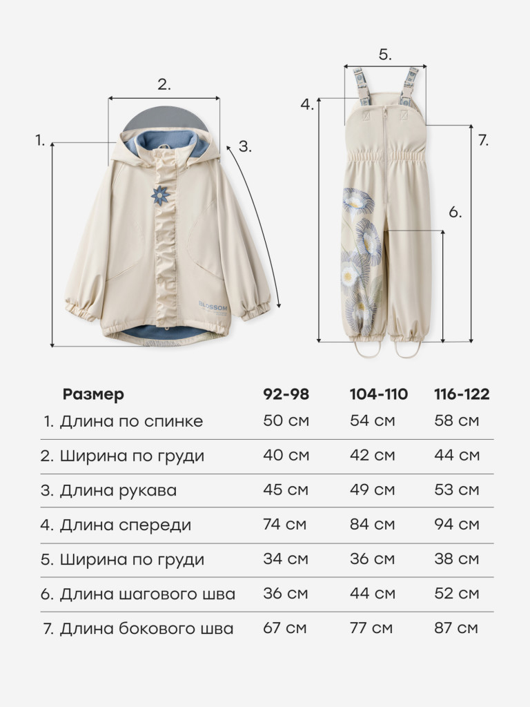 Дождевой комплект с флисовой подкладкой