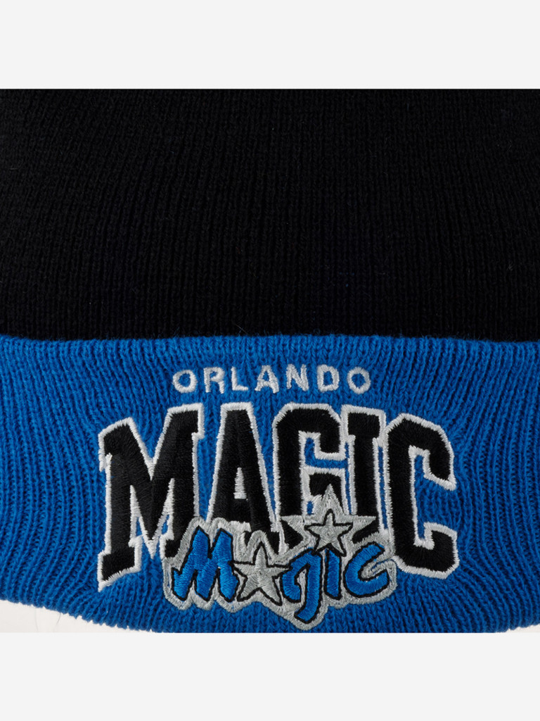 Шапка с отворотом MITCHELL NESS EU349-ARCHED-BLK Orlando Magic NBA