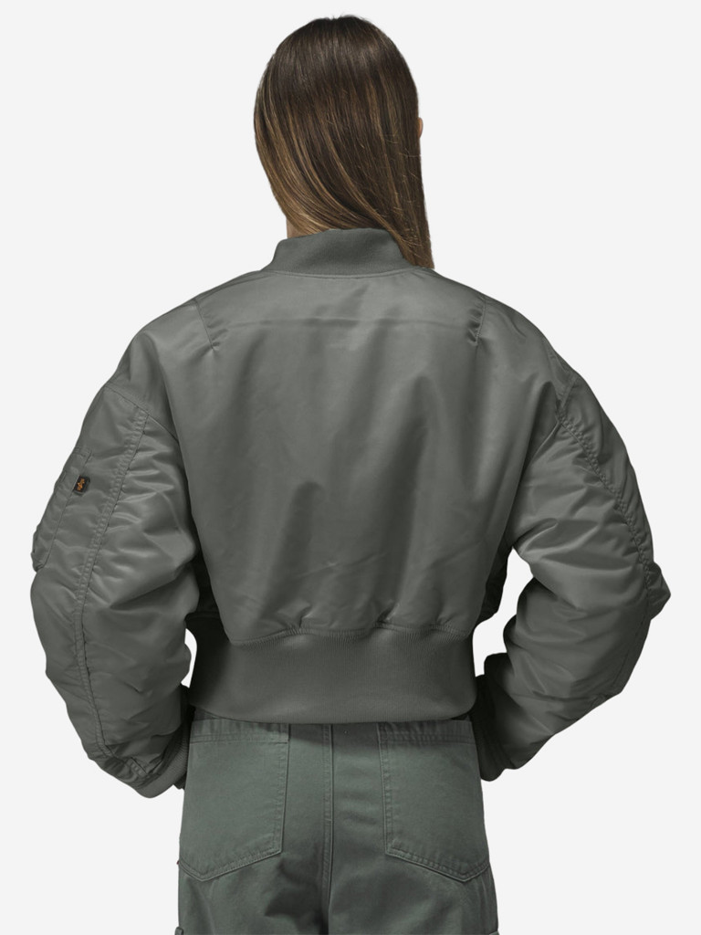 Бомбер утепленный женский Cropped MA-1 Alpha Industries