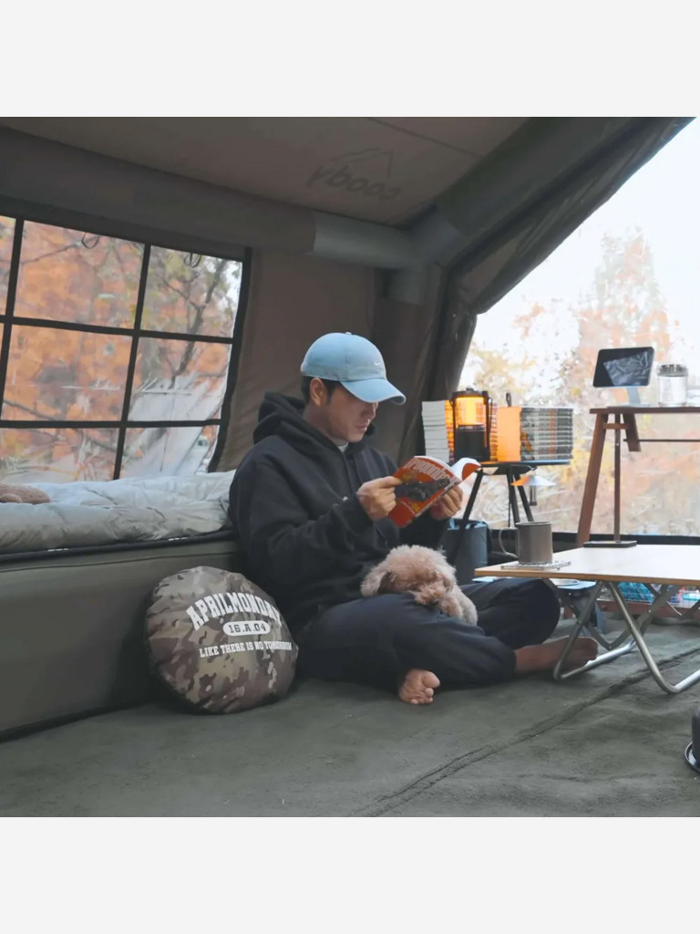 Надувная палатка Coody 10 Green 2–6 человек