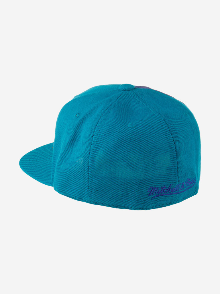 Бейсболка с прямым козырьком MITCHELL NESS HHSF2990-CHOYYPPPTEAL Charlotte Hornets NBA (голубой)