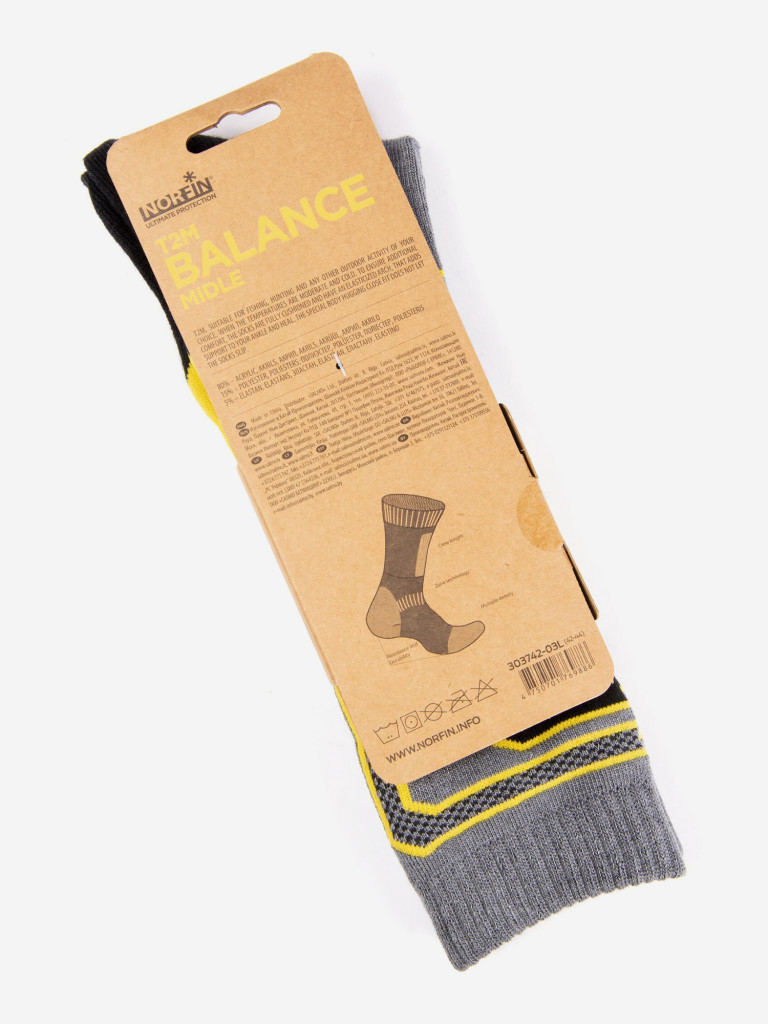 Термоноски Norfin T2M BALANCE MIDDLE для рыбалки и охоты