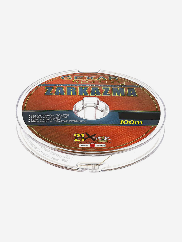 Леска для рыбалки монофильная Pontoon21 Gexar Zarkazma 0,28 мм (коричневый) 12 шт по 100 м