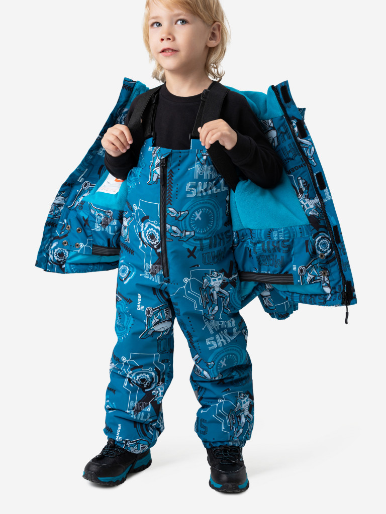 Комплект зимний для мальчиков: куртка, полукомбинезон PlayToday