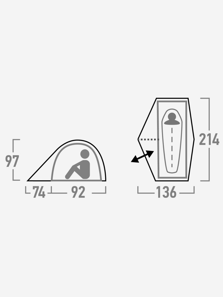 Палатка 1-местная Marmot Tungsten UL 1P