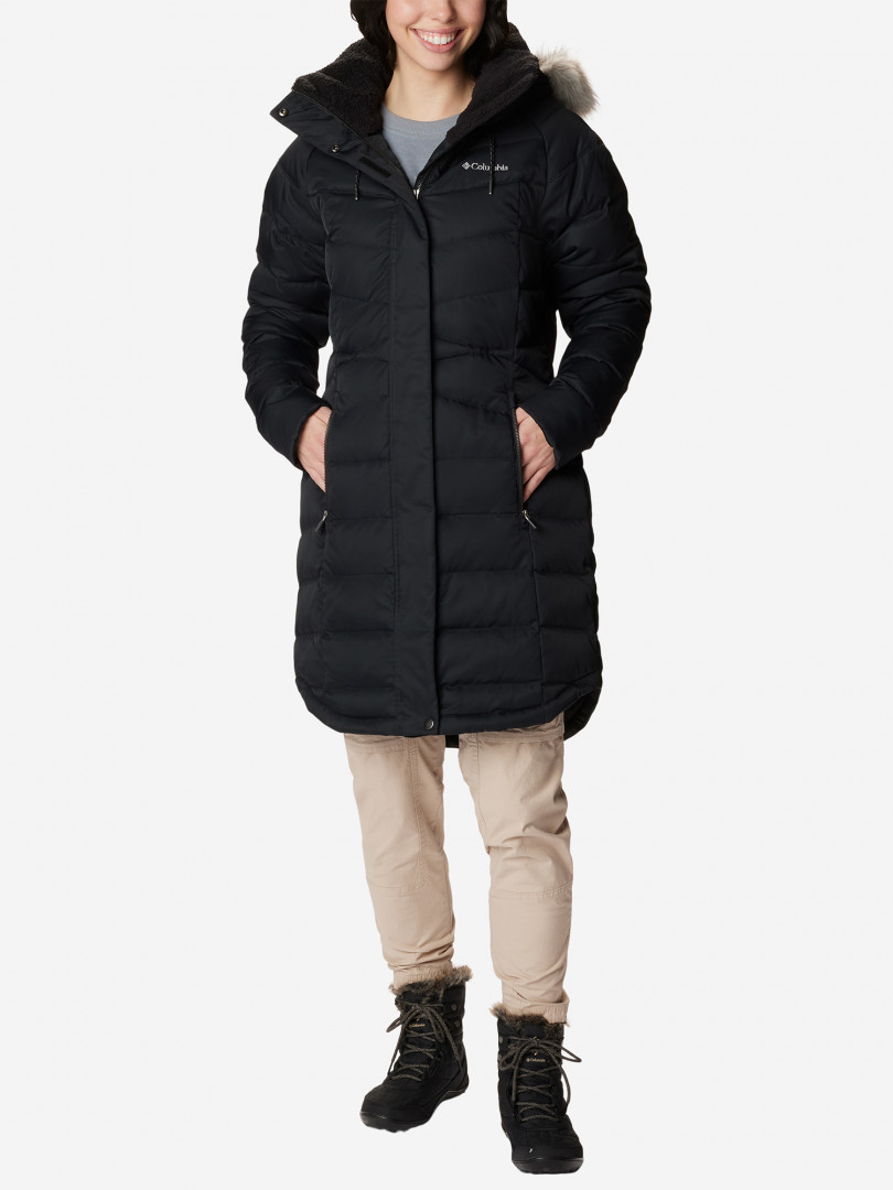 Пуховик женский Columbia Belle Isle II Mid Down Jacket, Черный