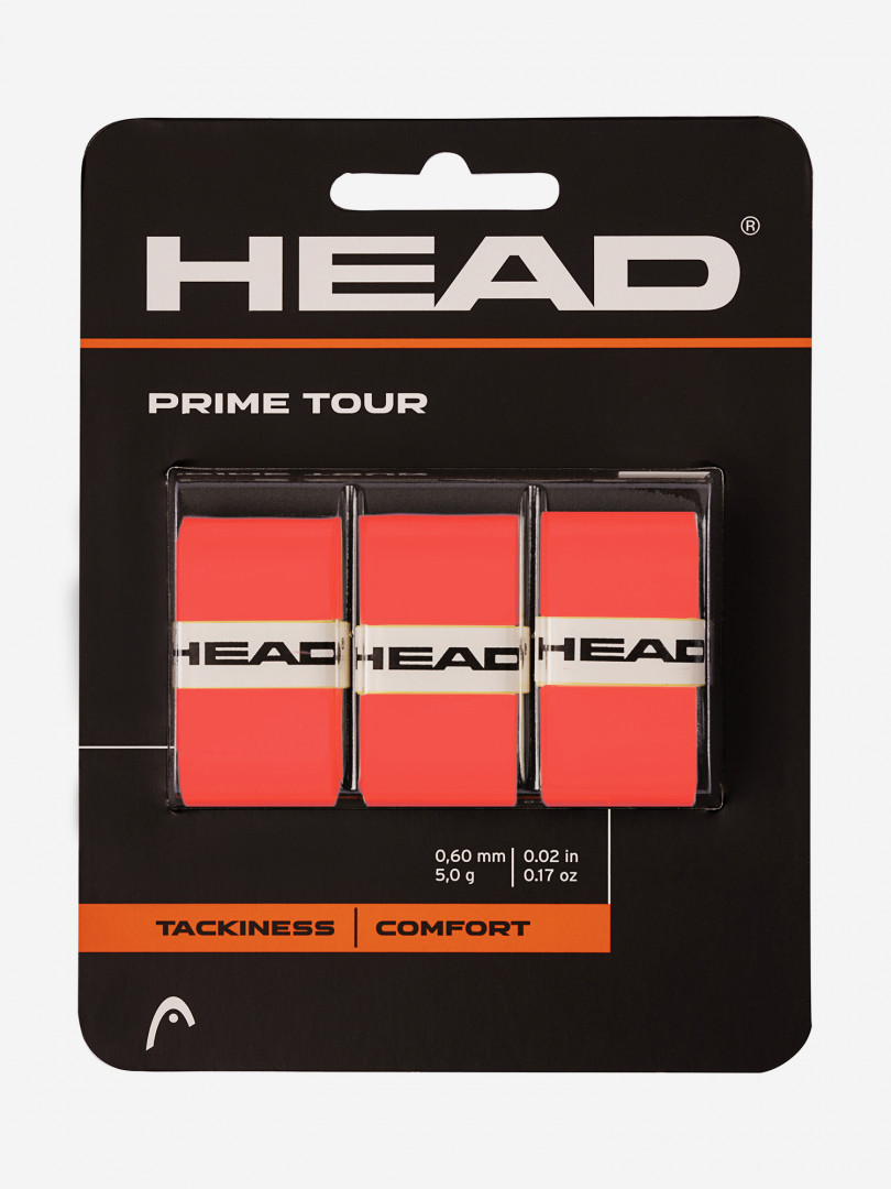 Намотка верхняя Head Prime Tour 3 Pcs Pack (Overgrip), Красный