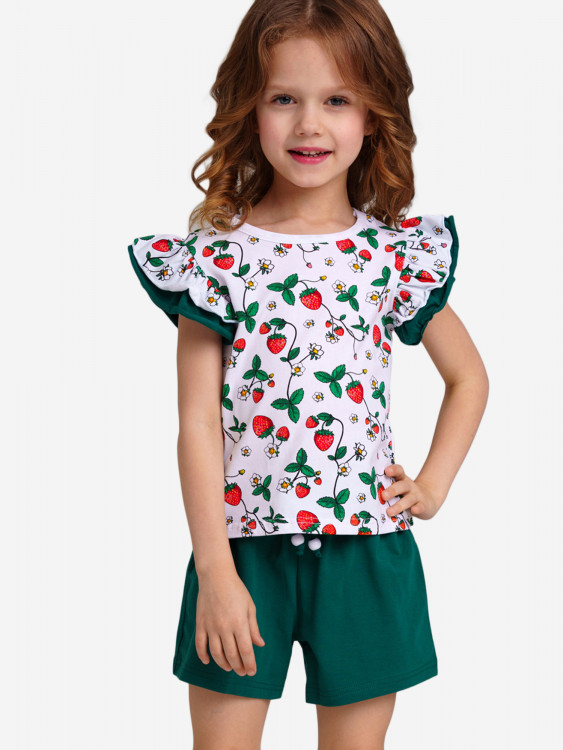 Комплект Playtoday для девочки: футболка, шорты