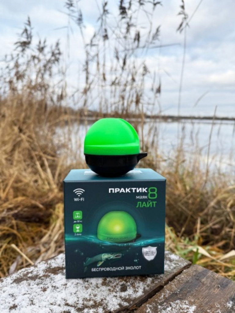 Беспроводной эхолот "Практик 8 Маяк Лайт"(подключение к приложению "Мой Практик")